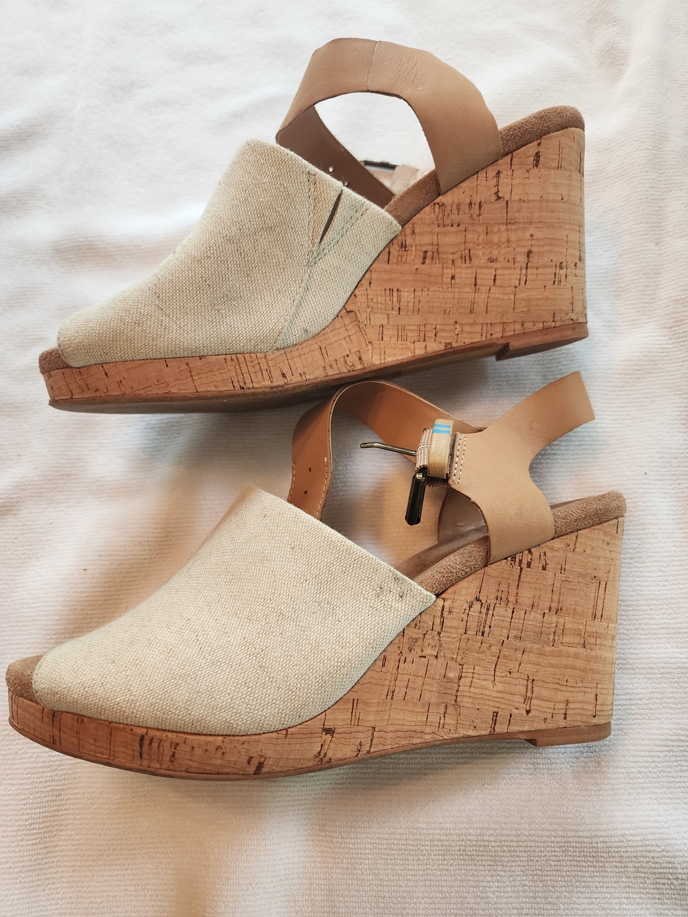TOMS Monica Slingback Wedge Sandals – Women's Size 8
